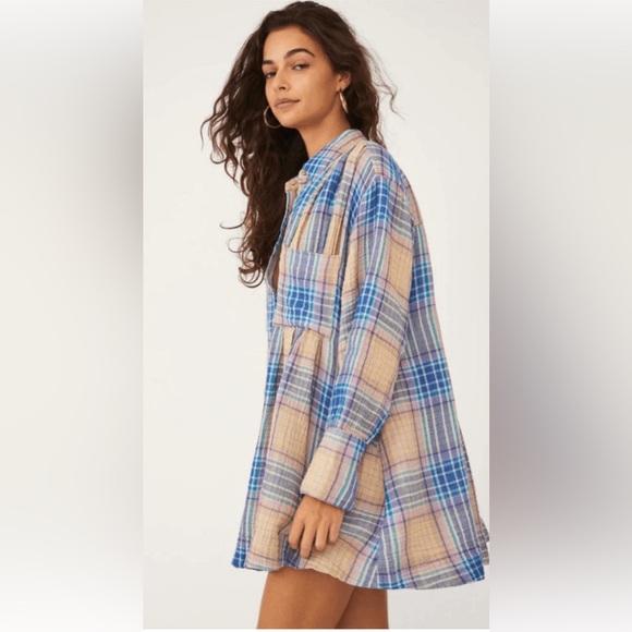 Free People Dresses & Skirts - Free People The Voyage Shirtdress *NEW WITH TAGS*